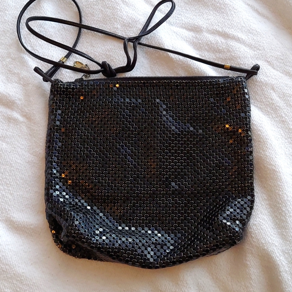 Whiting and Davis black mesh bag
